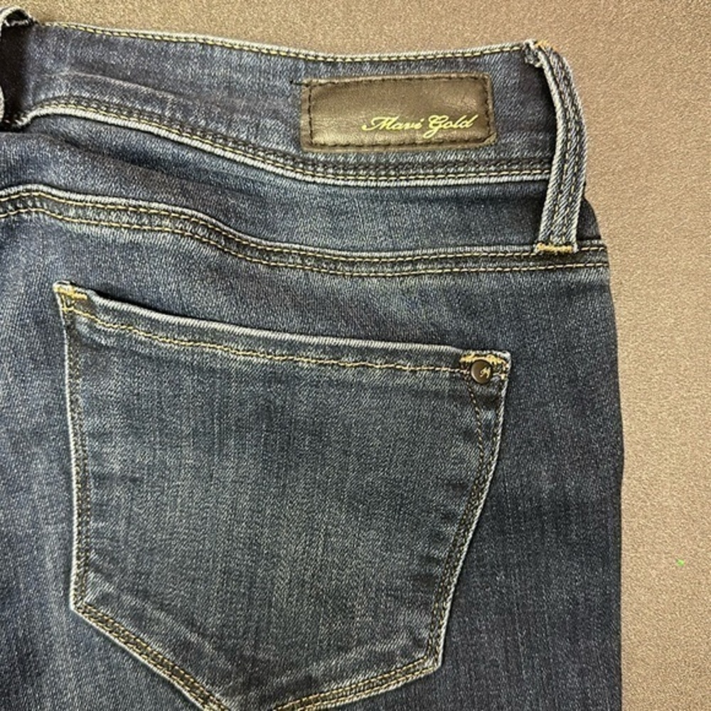 541.  Mavi gold women’s dark blue stretch, skinny jeans size 27 x  32 length
